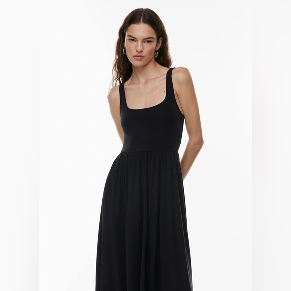 Aritzia Wilfred Market Midi Dress- Black- Size Small - Picture 5 of 14
